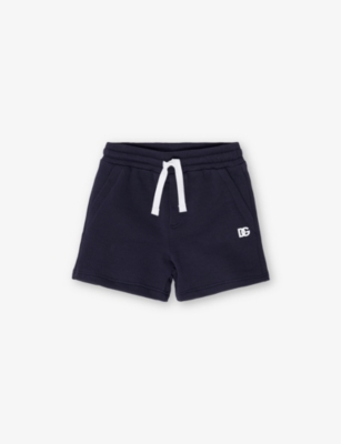 DOLCE & GABBANA: Logo-Print Relaxed-Fit Cotton Shorts 6 months-30 months