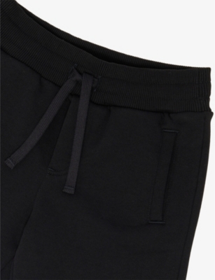 DOLCE & GABBANA: Logo-Plaque Relaxed-Fit Cotton Shorts 4-12 Years