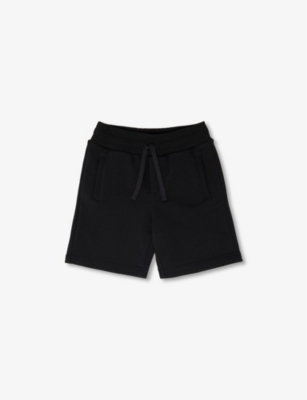 DOLCE & GABBANA: Logo-Plaque Relaxed-Fit Cotton Shorts 4-12 Years