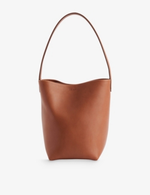 THE ROW: N/S Park small leather tote bag