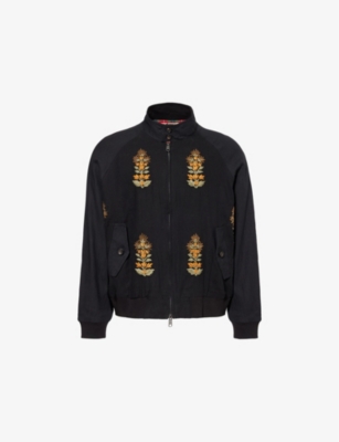 Kartik Research Red Hand-Embroidered Floral Shirt | Liberty