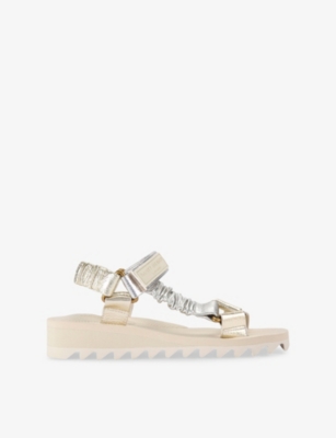KURT GEIGER LONDON: Orion Faux-Leather Sandals