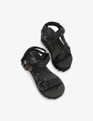 KURT GEIGER LONDON: Orion Pump Faux-Leather Sandals