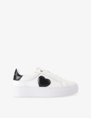 KURT GEIGER LONDON: Lana Leather Low-Top Trainers