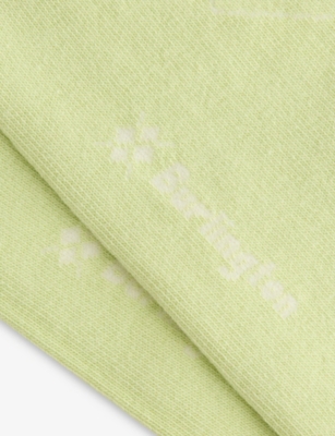 BURLINGTON MENS LEMON GUARD STRETCH-COTTON AND POLYAMIDE SOCKS 