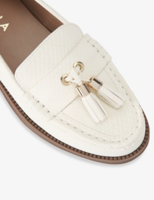 CARVELA WOMENS CARVELA MANOR FAUX-LEATHER LOAFERS 