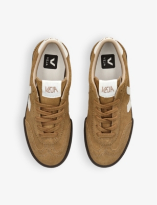 Veja Volley Low-top Court Sneakers In Mid Brown