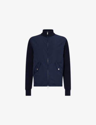 ELEVENTY: Knitted-Sleeve Wool-Blend Jacket