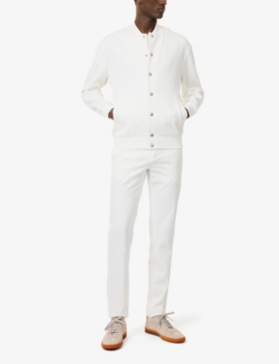 ELEVENTY: Stand-Collar Slip-Pocket Regular-Fit Cotton-Blend Jacket