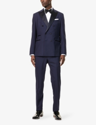 ELEVENTY: Wool and Silk-Blend Tuxedo Suit