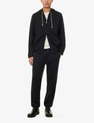 ELEVENTY: Two-Zip-Pockets Elasticated-Trims Cotton-Blend Hoody