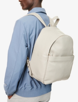 ELEVENTY: Grained Leather Backpack