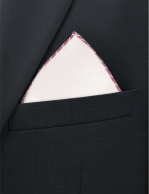 ELEVENTY: Rolled-Edge Linen Pocket Square