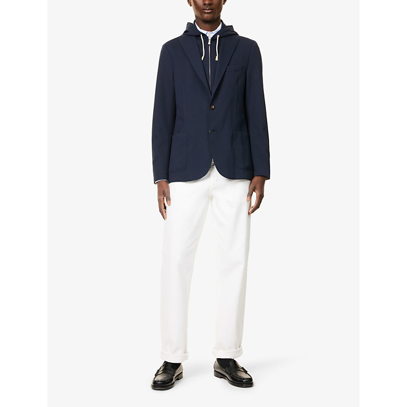 Eleventy 2-in-1 Jersey Slim Fit Sport Coat With Removable Eleventy 2-in-1 Jersey Slim Fit Sport Coat With Removable