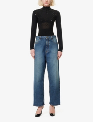 ALAIA: Bolero Cropped Cashmere Cardigan