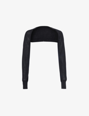 ALAIA: Bolero Cropped Cashmere Cardigan