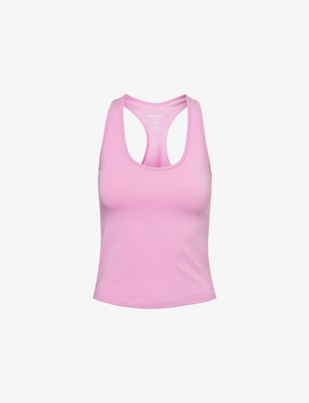 Racer-back sleeveless jersey vest top