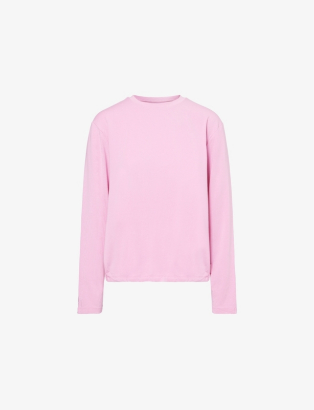 Long-sleeve relaxed jersey T-shirt