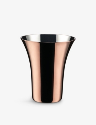 ALESSI: Kuru Kuru copper stainless-steel cup 10.7cm