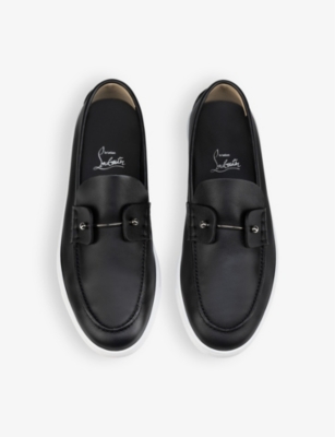 CHRISTIAN LOUBOUTIN: Chambeliboat leather low-top boat shoes