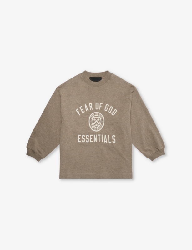 Logo-print long-sleeves cotton-jersey T-shirt 2-16 years