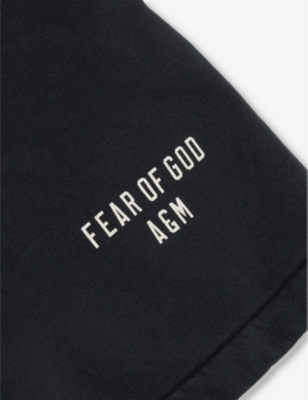 FEAR OF GOD ESSENTIALS: Fleece relaxed-fit cotton-jersey shorts 2-16 years