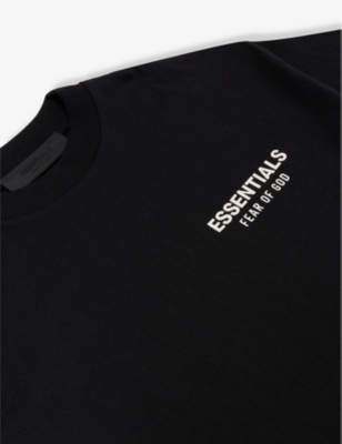 FEAR OF GOD ESSENTIALS: Logo-print short-sleeve cotton-jersey T-shirt 2-16 years