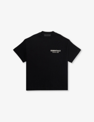FEAR OF GOD ESSENTIALS: Logo-print short-sleeve cotton-jersey T-shirt 2-16 years