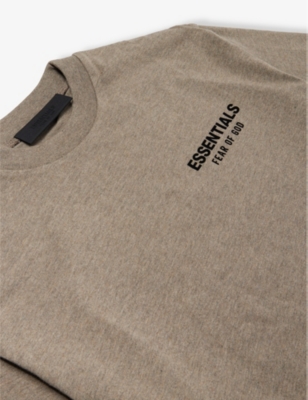 FEAR OF GOD ESSENTIALS: Logo-print long-sleeve cotton-jersey T-shirt 2-16 years