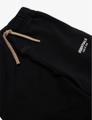 FEAR OF GOD ESSENTIALS: Fleece logo-print cotton-blend jogging bottoms 2-16 years