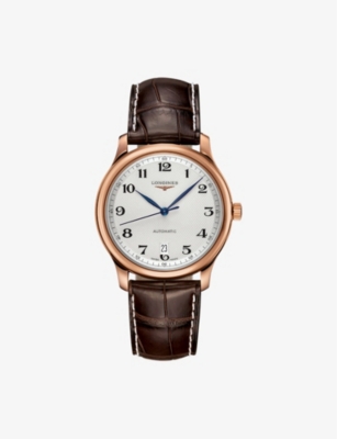 Longines automatic leather strap best sale