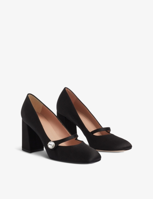 Cilla satin Mary Jane courts