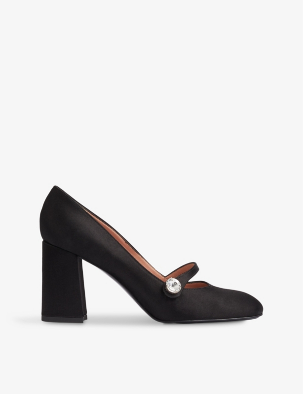 Cilla satin Mary Jane courts