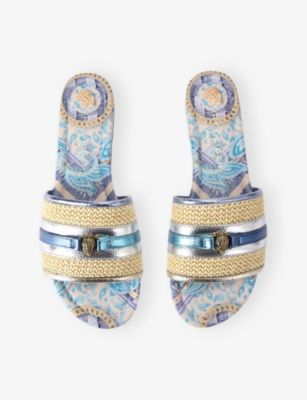 KURT GEIGER LONDON: Southbank Woven Sandals
