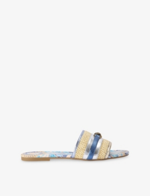 KURT GEIGER LONDON: Southbank Woven Sandals