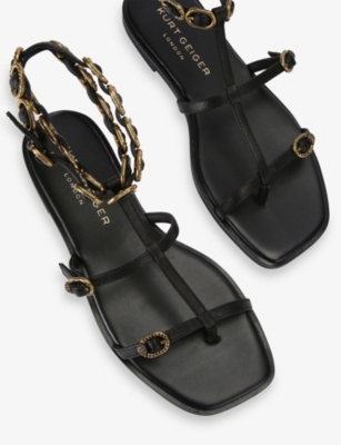 KURT GEIGER LONDON: Regent Leather Sandals