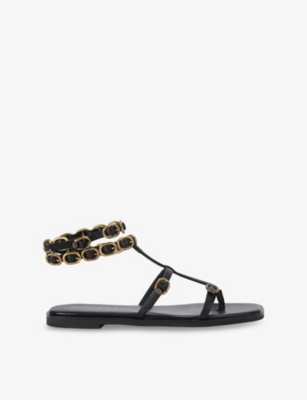 KURT GEIGER LONDON: Regent Leather Sandals