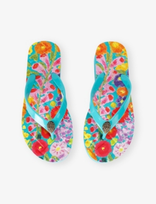 KURT GEIGER LONDON: Kensington Q Ruber Flip Flops
