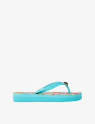 KURT GEIGER LONDON: Kensington Q Ruber Flip Flops