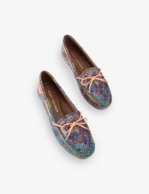 KURT GEIGER LONDON: Eagle Leather Moccasin Loafers