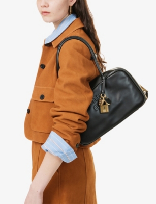 MIU MIU: Beau Medium Leather Shoulder Bag
