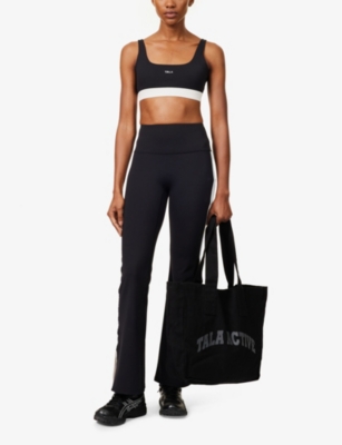 Dayflex square-neck stretch-woven bra