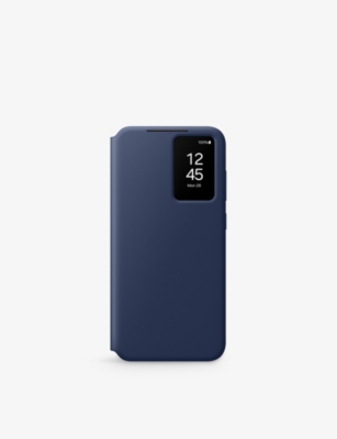 SAMSUNG: Galaxy S24 FE Smart View faux-leather wallet phone case