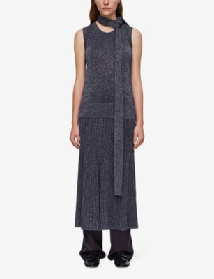 Joseph Lurex Knit Tank Top In Aurora