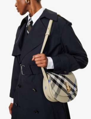 BURBERRY: Rocking Horse small jacquard-woven shoulder bag