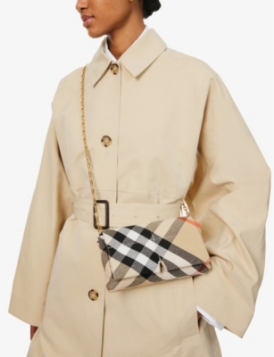 BURBERRY: Snip mini cross-body bag