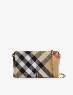 BURBERRY: Snip mini cross-body bag