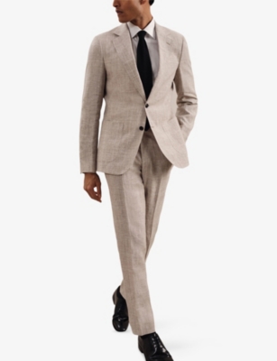 REISS: Ashton Slim-Fit Linen Blazer