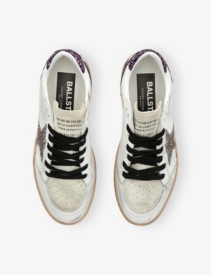 Golden Goose Womens  Ballstar 82865 Leather Low-top Trainers In White/oth