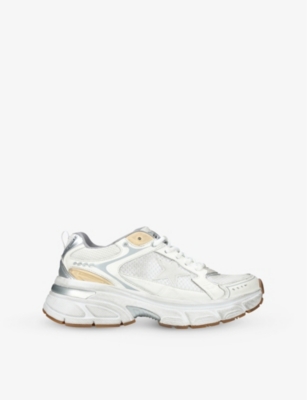 GOLDEN GOOSE: Lightstar 10272 Low-Top Leather and Mesh Trainers
